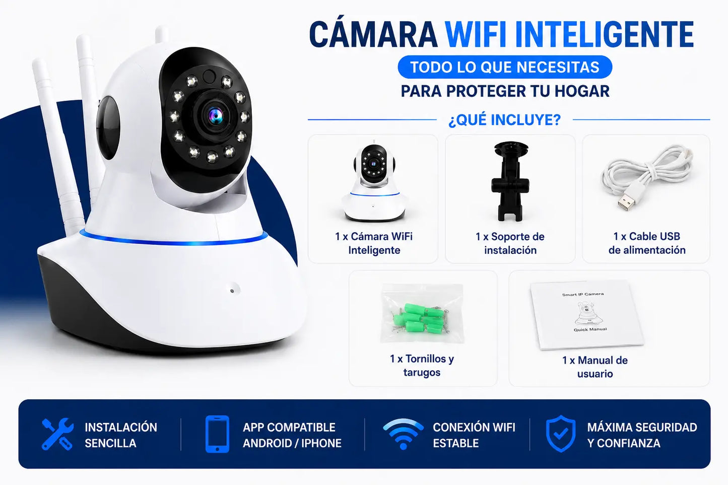 Cámara WiFi con Audio