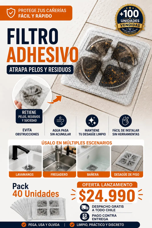 Filtro Adhesivo Multiuso (40 unidades)